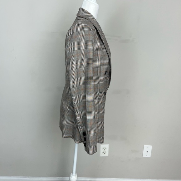 NWT A LOVES A PLAID DOUBLE BREASTED BLAZER SIZE MEDIUM - Picture 8 of 15